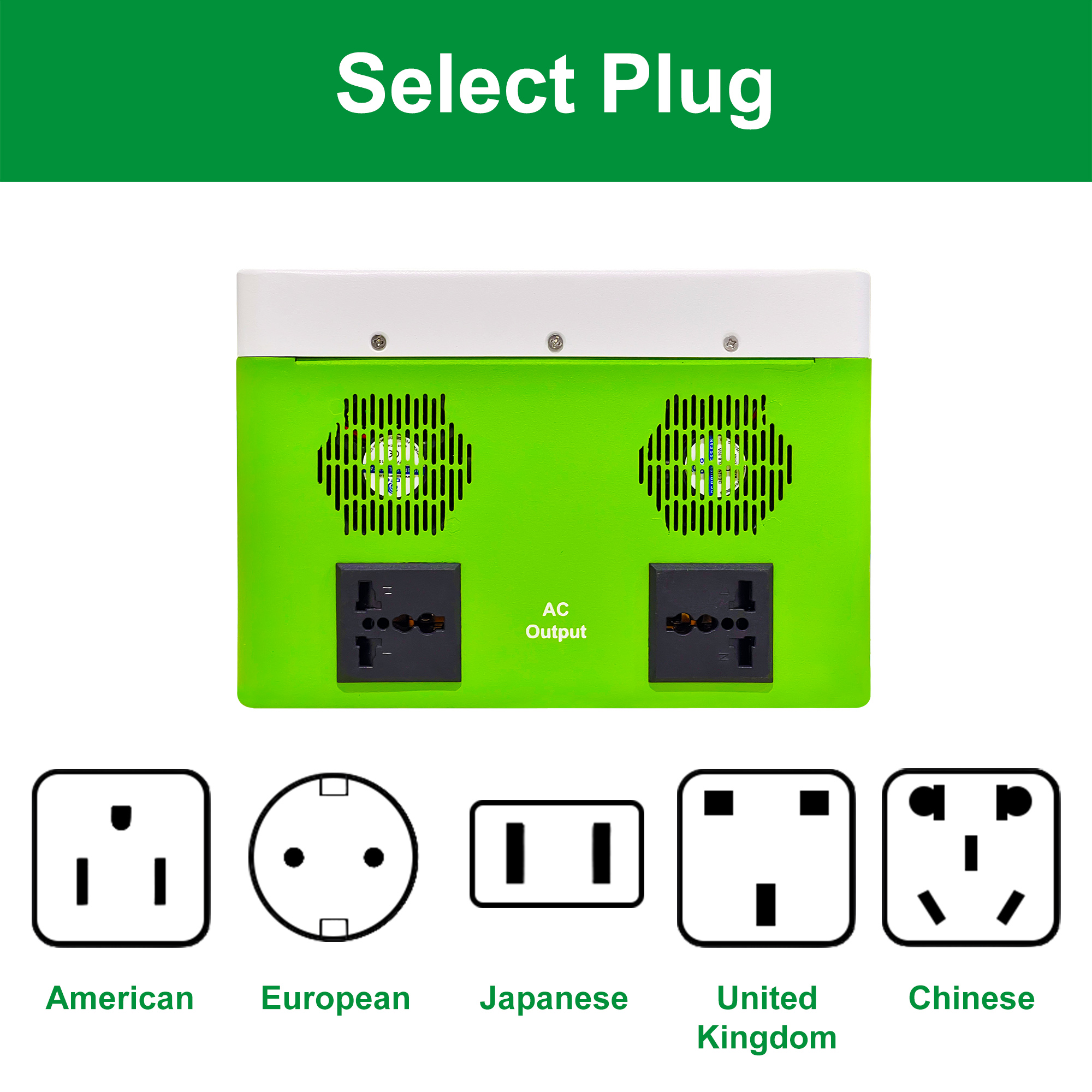 DPH300英文主图—多种插头选择