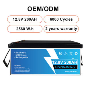 12v 200ah Lithium Ion Solar Panel Battery Energy Storage Battery for Solar System